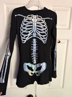 Large skeleton romper