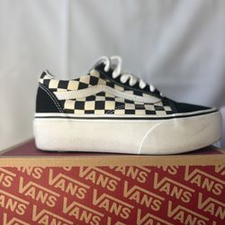 Vans Checkerboard Platform old Skool Stac women 6.0 