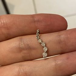 14K GOLD DIAMOND JOURNEY PENDANT 