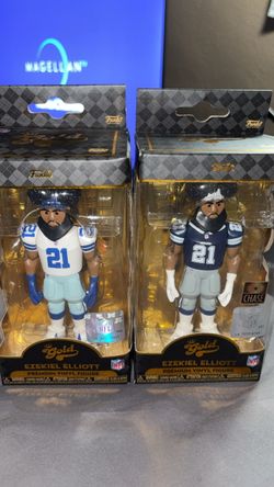 Dallas Cowboys Ezekiel Elliott Funko Pop Gold Figures