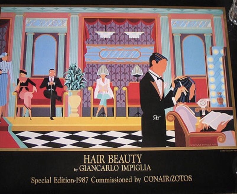 Modern poster rare by GIancarlo impiglia