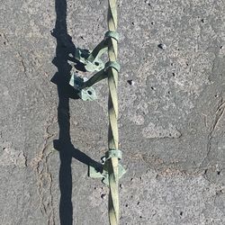 Antique Wrought iron curtain rail wrought iron wall mounted vintage curtain rod steel pole