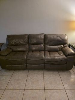 Sofa and loveseat leather