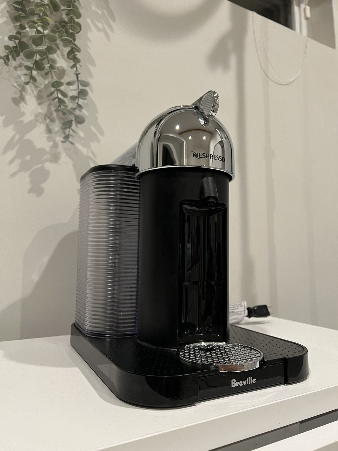 Nespresso Vertuo Coffee and Espresso Maker by Breville, Chrome
