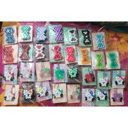 Hello Kitty Hair Clips & Keychains 