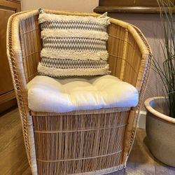 Unique Wicker Chair With Cushions