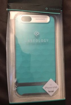 Mint and silver CASEOLOGY iphone 6/6s case