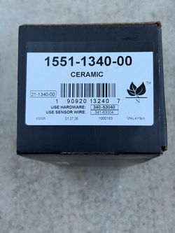 Ceramic pre used front brake pads