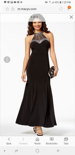 Prom dress black