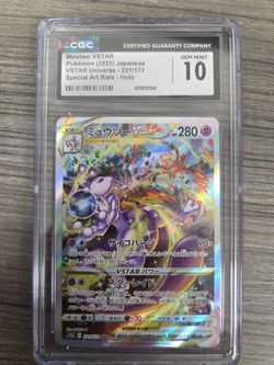 Pok3mon, Japanese Mewtwo Vstar, CGC Gem Mint 10