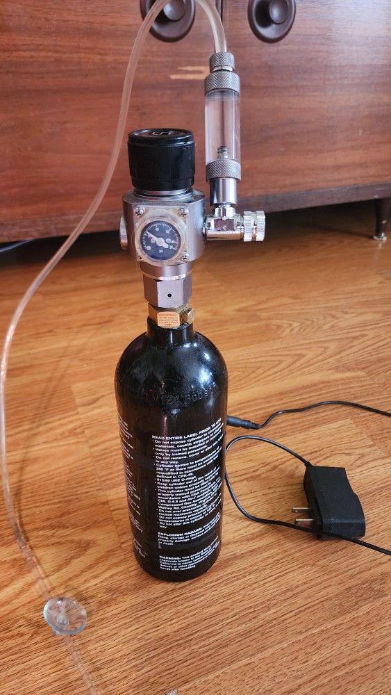 Aquarium UNS Mini Duals STAGE REGULATOR With Drop Checker And MINI Diffuser