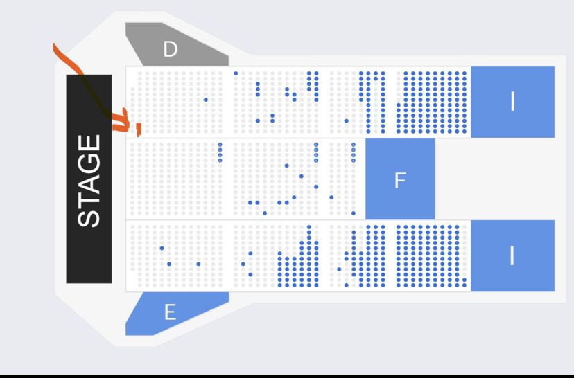 Dustin Lynch 2nd Row  Aisle seats  - Manson, WA — Deep Water Amphitheater Aug 8th
