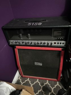 EVH 5150 Iconic 80w guitar tube amp head and cab