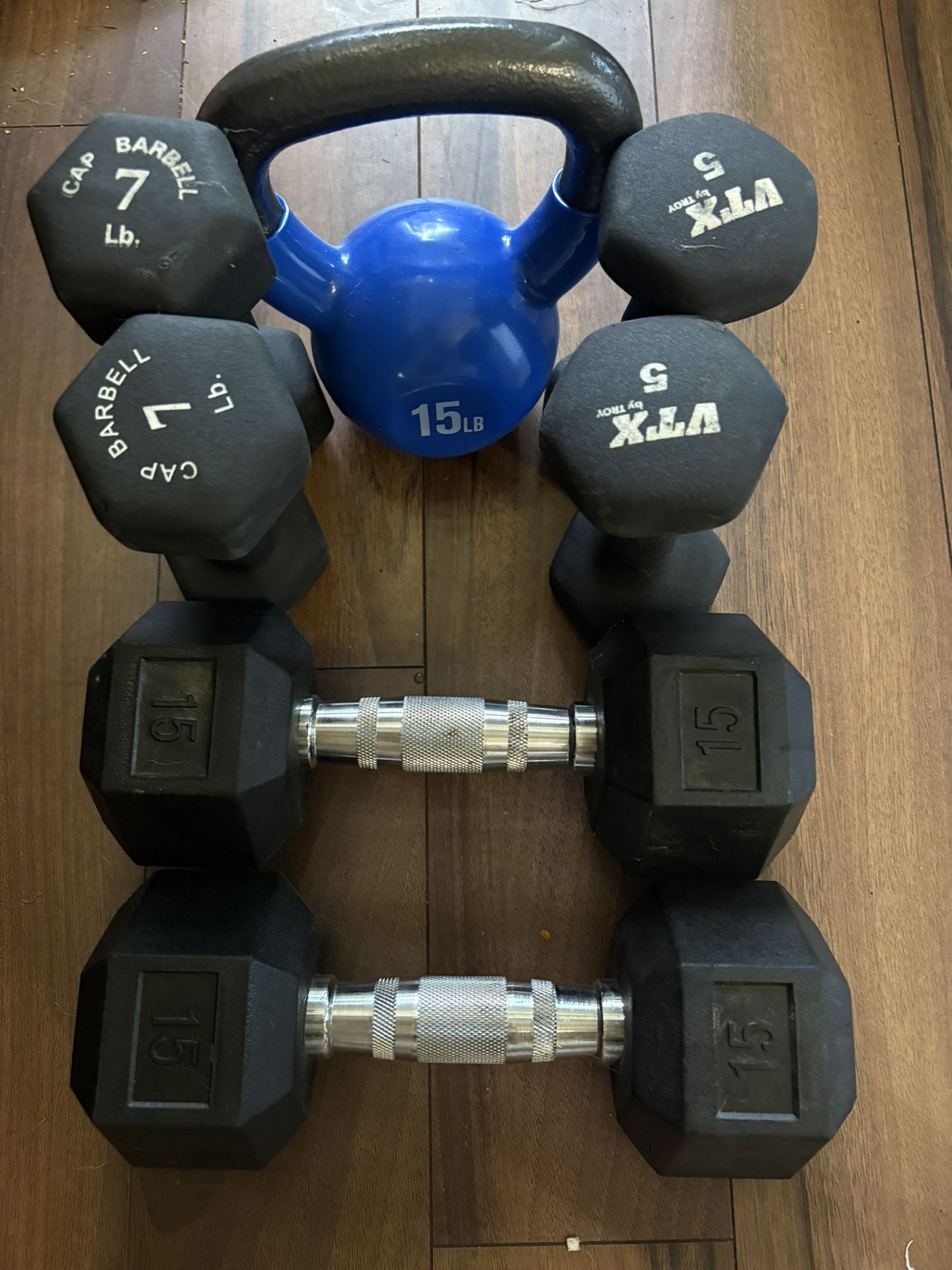 Dumbbells And Kettle Bell Weights