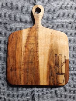 Custom Wood Burned Cutting Board