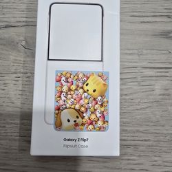 Samsung Official Flipsuit Case for Galaxy Z Flip7-Transparent/Emoji OEM