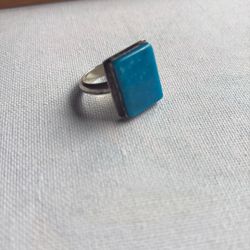 Sterling Silver Turquoise Ring 