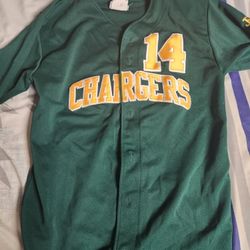 Vintage Chargers Button Down Stitched Jacket Green