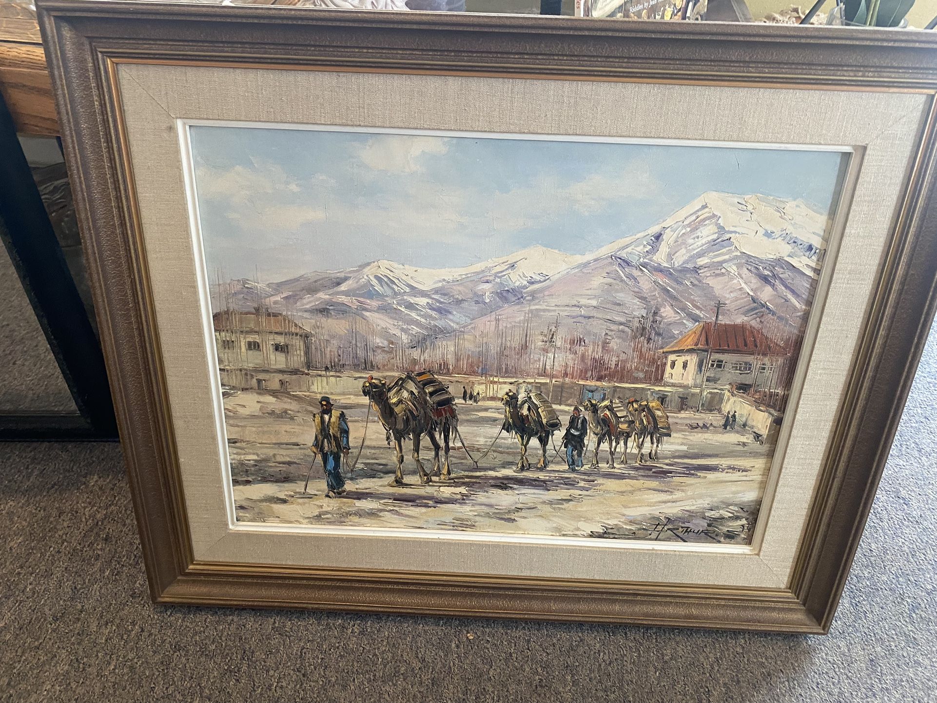 Unique Arthur Sarkissian Naderi Ave. Guive P ssage Tehran - Iran Art Wall Decor Oil Painting