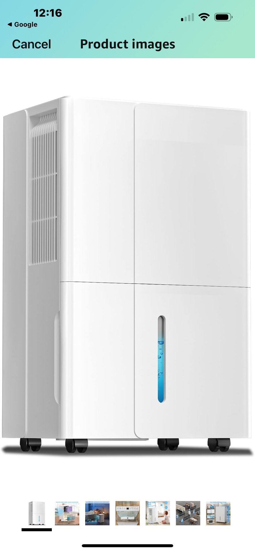 ZAFRO 80 Pt. Dehumidifier