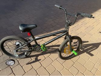 20" Kent Chaos BMX Bicycle, Fits Rider 4'2" - 5', 0", Hydro Dip Matte Black, Child, Unisex