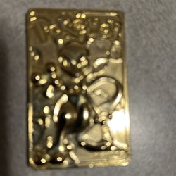 1999 Nintendokpromotional 23kgold-plated metal Mewtwo
