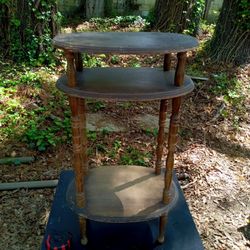 Old Small Wood Table