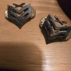 Various Military Buckles, Buttons,  Pins And More