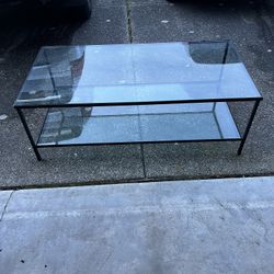 Glass Top Coffee Table