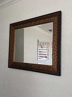 Vintage Style Gold & Bronze Wall Mirror
