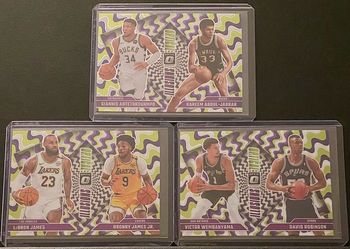 2024-25 Donruss Optic Optical Illusions Cards (Lot of 3)