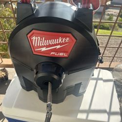 Milwaukee Drum Snake With Cable & Cutting Head