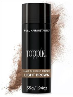 Toppik Hair Building Fibers – Light Brown 55g | New & Sealed