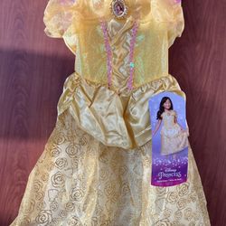 Disney Princess Belle Costume Dress (SZ 3+) NEW