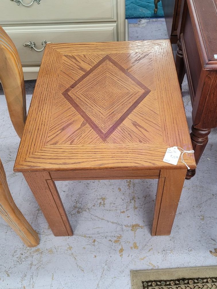 Small Wood Side Table