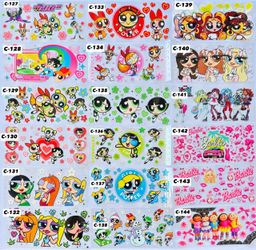 Cartoon characters UV dtf cup wraps