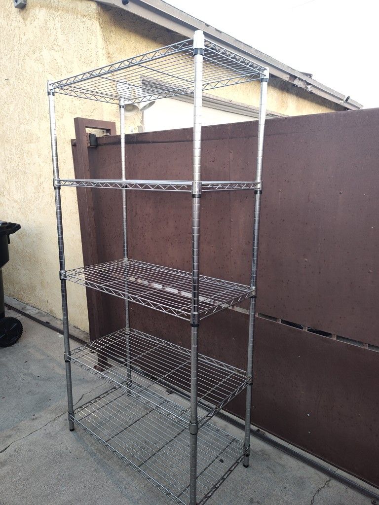 NSF COMMERCIAL 5 SHEVELS RACK