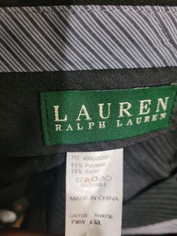 Ralph Lauren Mens 36x32 CA 01129 RN 90736 Black Dress pants for Sale in Atlanta GA OfferUp