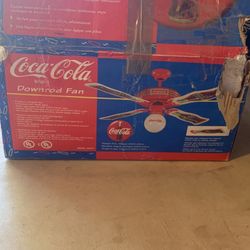 Rare Vintage Coca-Cola Ceiling Fan