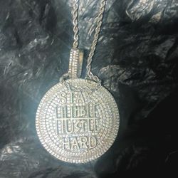 Stay Humble Hustle Hard Pendant 