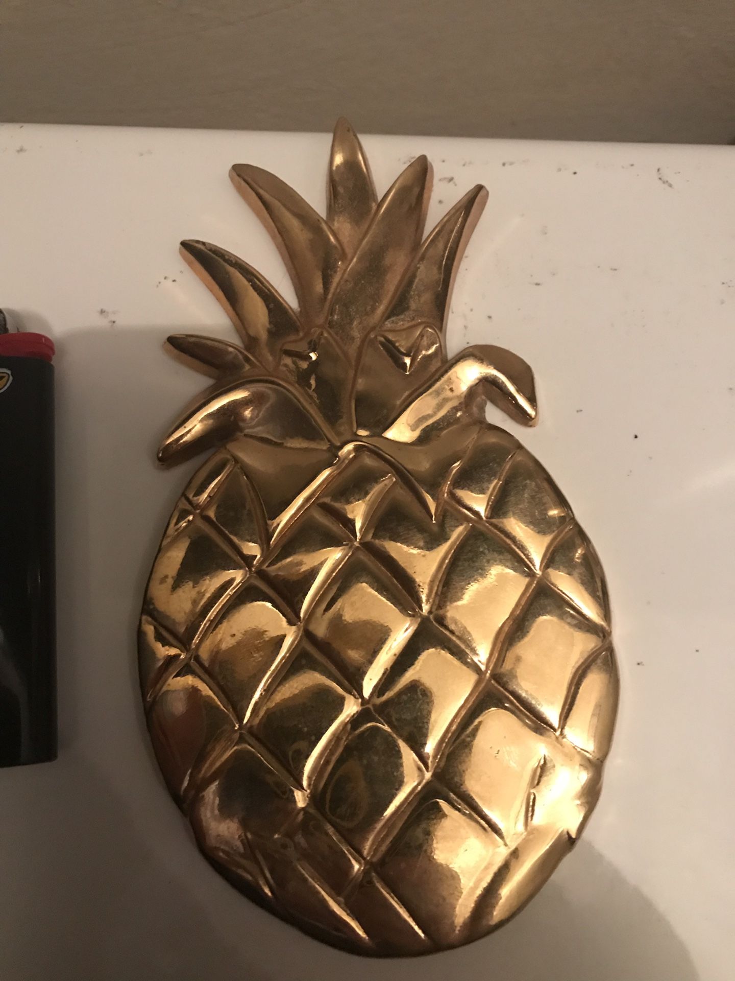 Brass Pineapple Decor
