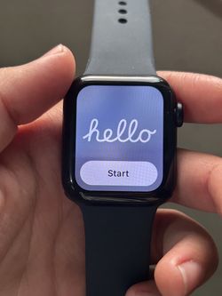 Apple Watch with Midnight Sport Band