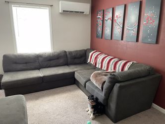 Extremely Comfortable Grey Sofa