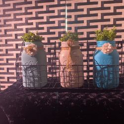 Mason jar farmhouse decor