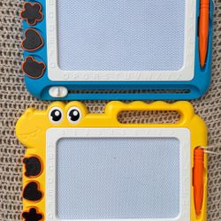 2 Magnetic Drawing Boards For Kids