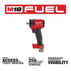 M18 Milwaukee Fuel 3/8”Stubbed Tool Only 
