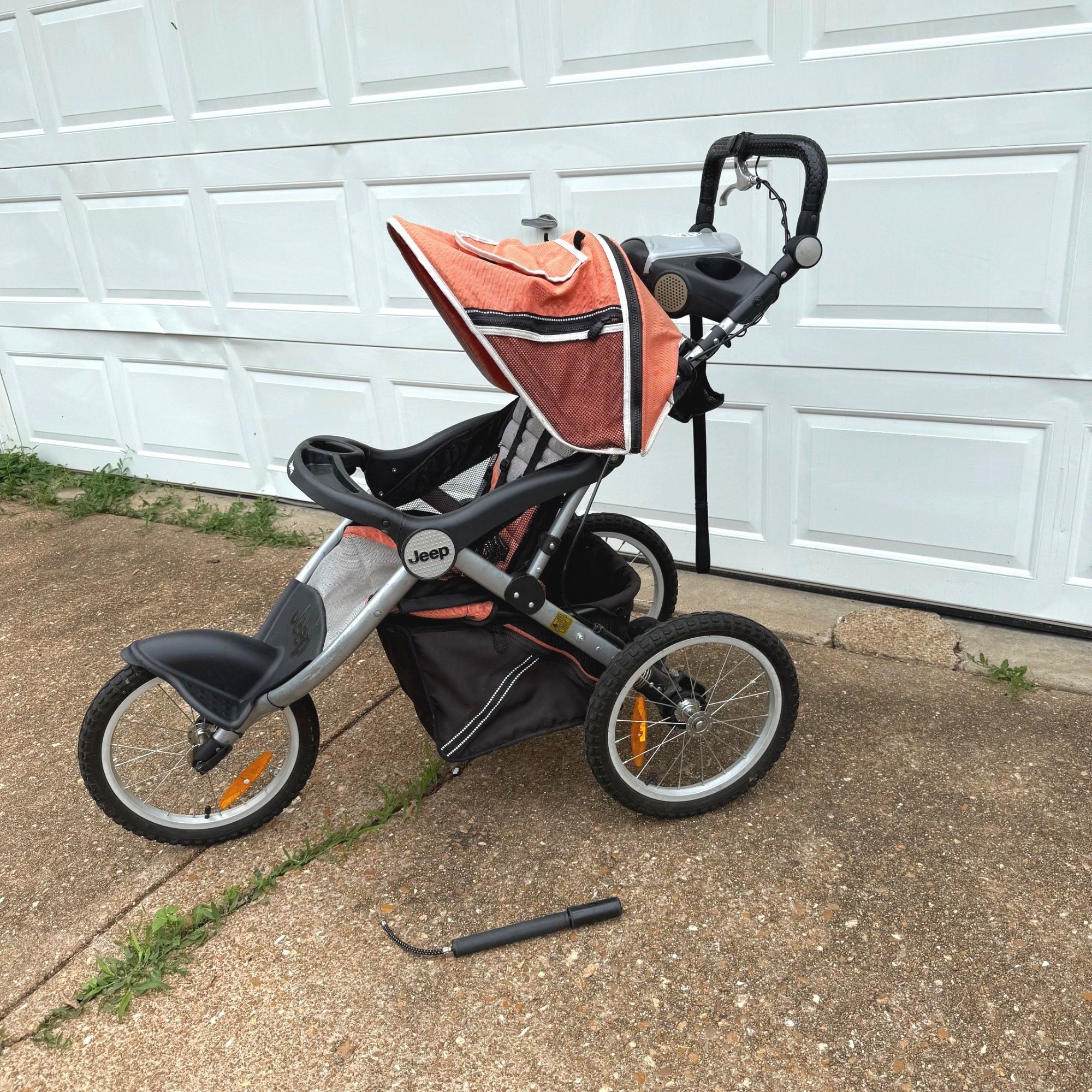 Jeep Overland Limited Jogging Stroller JJ07-XTO Orange/Black