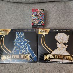Meag Evolution ETB's and Booster Bundle lot