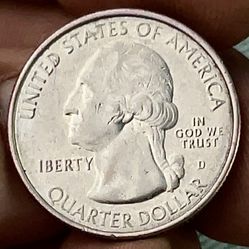 2012 D STATE QUARTER **STRIKE-THROUGH ERROR