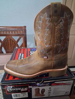 DOUBLE H WESTERN BOOTS SIZE  11 AND 11.5 AVAILABLE